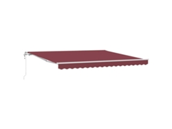 Maison Exclusive - Toldo Retráctil Automático Burdeos 400x300 Cm