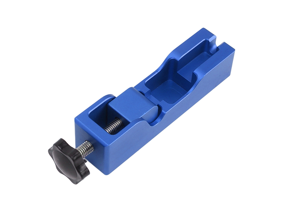 Herramienta universal para tapones de huecos, aluminio anodizado azul