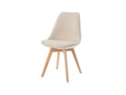 DUDECOR Silla Tulipa Beige
