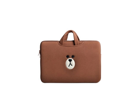 Pequeño pato amarillo oso manzana bolsa de ordenador portátil air13.3 pulgadas libro chica corazón lindo