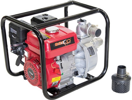 Motobomba de Agua BRICOFERR con Motor de Gasolina 7HP 212 CC