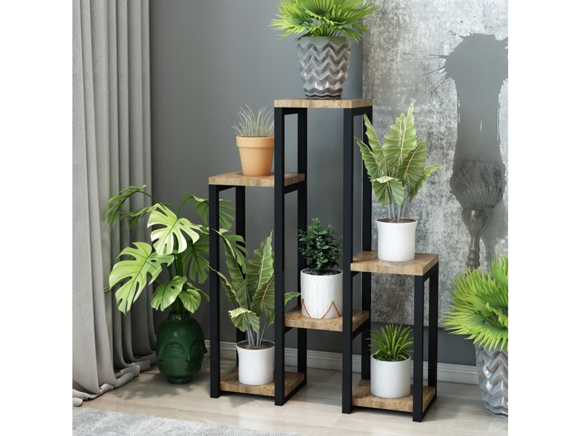 Estante para Plantas [EN.CASA] (Metal - Multicolor)