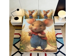 Estampado Microfibra Microfibra Diseño Almohada Juego Color 200x25cm