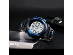 Reloj Multifuncional Skmei Para Niño, Resistente Al Agua Hasta 5 Atm, Deportivo Para Exteriores, Azul.