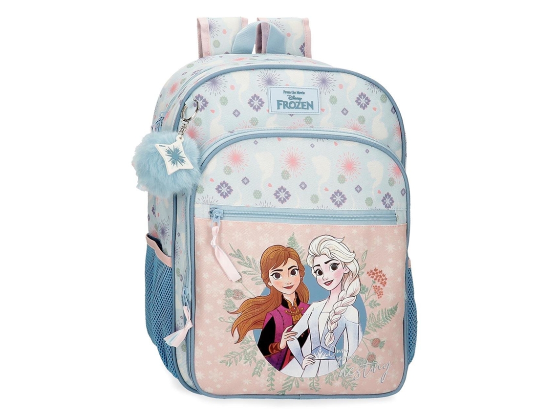 Mochila Escolar DISNEY (30 x 38 x 12 - Poliéster - Azul)