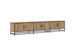 Maison Exclusive - Unidades De Tv 2 Pcs Roble Artesanal 210 X 35 X 41 Cm