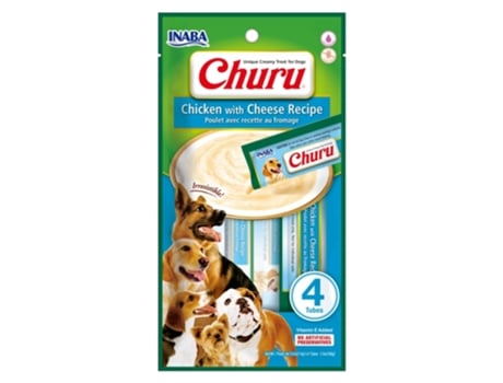 Receita CHURU Dog Frango com Queijo 12X4X14 Gr