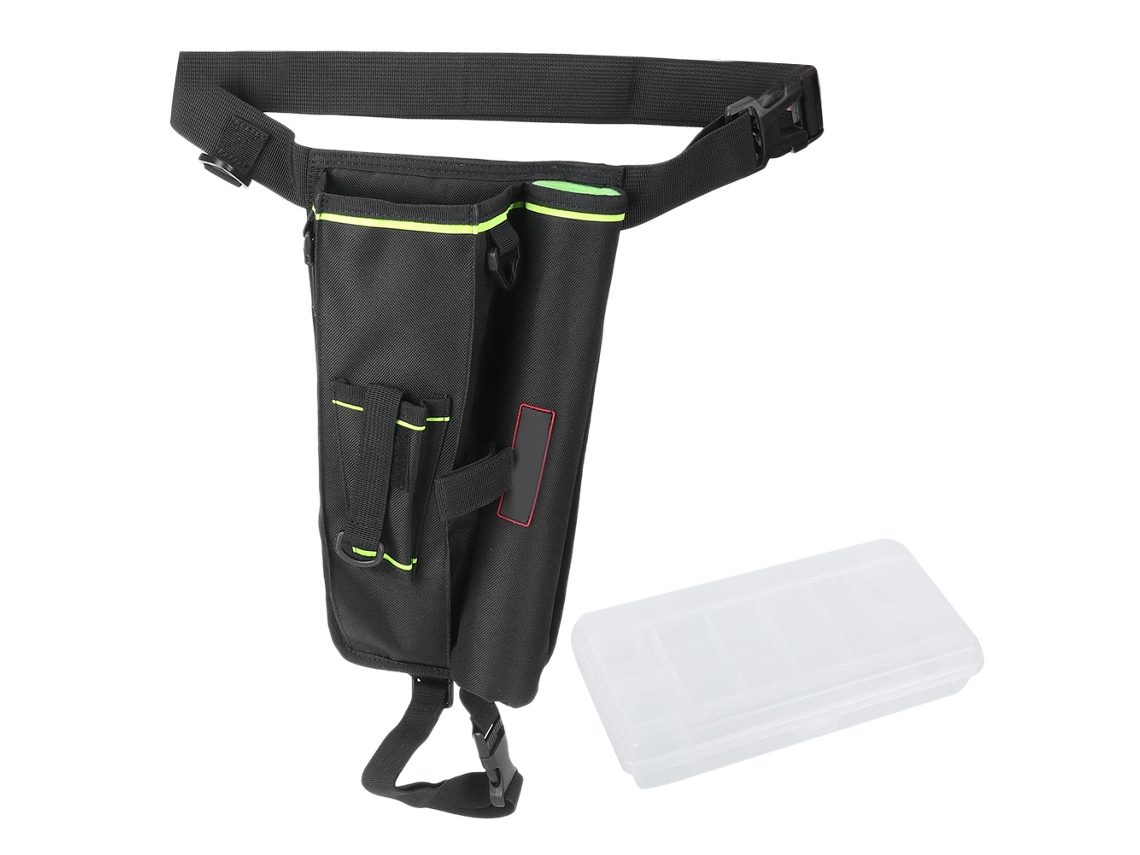 2026rebe-bolsa De Pierna Multifuncional Al Aire Libre, Bolsa Lumbar, Bolso De Muslo, Funda Para Cañas De Pescar (negro)