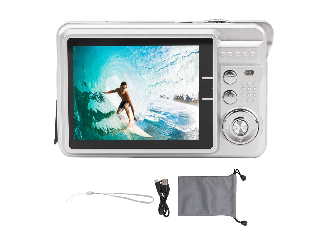 Cámara digital para vlogging de 48 MP y 1080p con zoom óptico de 8x.