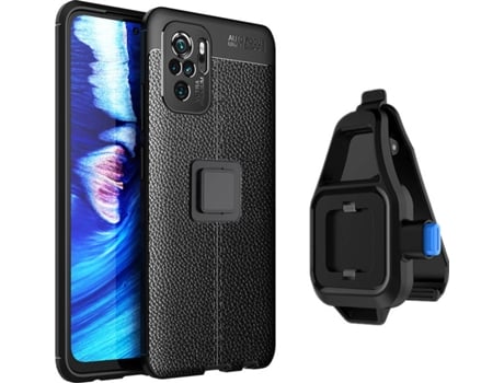 Funda Xiaomi Poco M3 Pro 5G Rugged Leather con Soporte de Cintura Negro