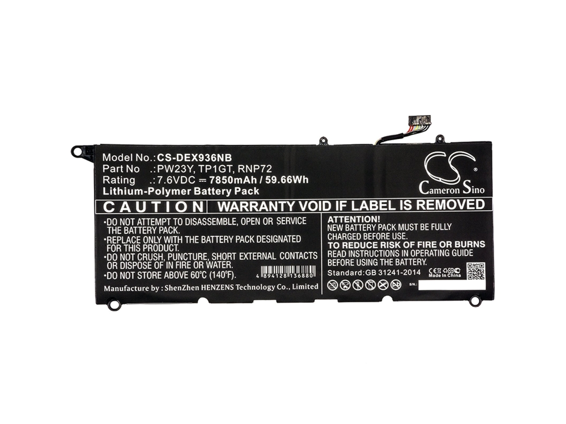 Batería POWERY 1.10.DEL.999.1858 para Dell RNP72