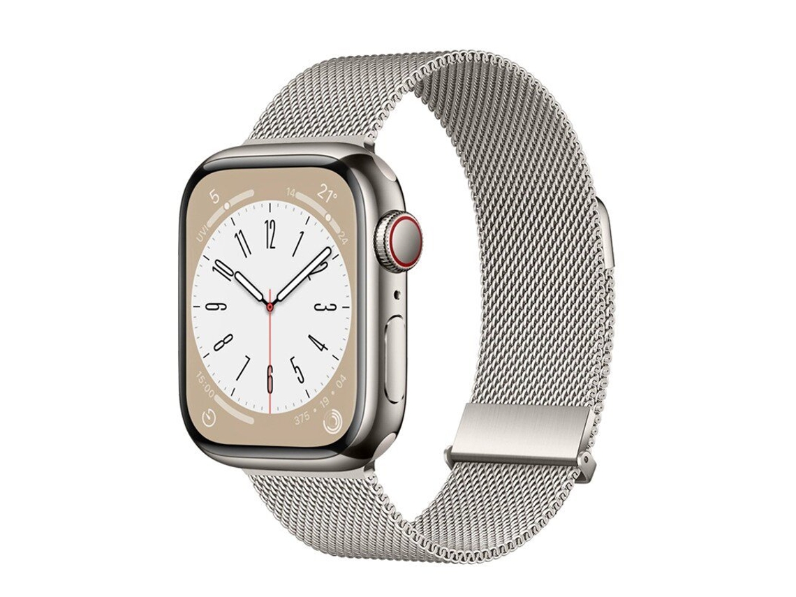 Correa para Apple Watch de 38/40/41 mm, acero inoxidable y titanio XIAOMOYU