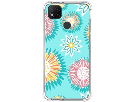 Carcasa Xiaomi Redmi 9C TUMUNDOSMARTPHONE Dibujos Antigolpes Flores 05 Multicolor