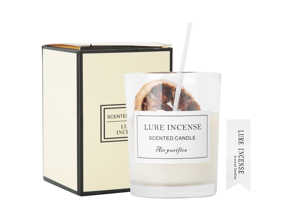 Vela Decorativa Portátil De Vidrio Con Aroma Para Decoración De Mesa Y Regalos.