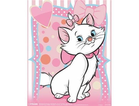 cartel lenticular 3d PYRAMID Aristochats - Marie