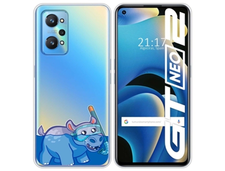 Carcasa Realme GT NEO 2 5G TUMUNDOSMARTPHONE Dibujos Transparente Multicolor