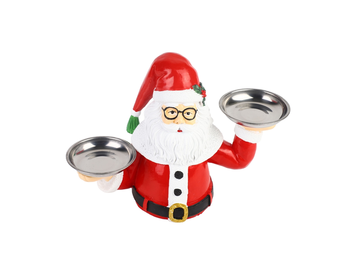 Soporte para alimentos navideños, recipiente para bocadillos