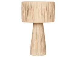 Lámpara de mesa BELIANI Welmel de Hoja de palma Natural 25x25x41
