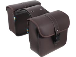 Bolsa lateral de cuero para herramientas de motocicleta, para guardar herramientas.