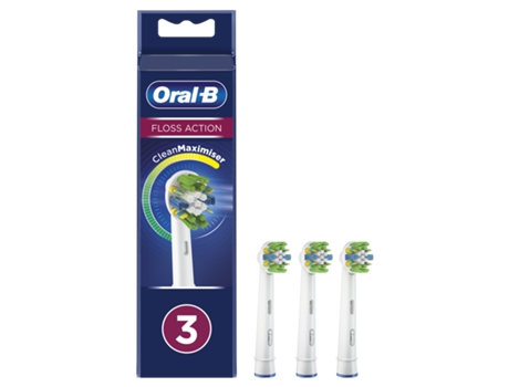 Cabezales de Recambio ORAL B Floss Action Blanco (3 unidades)