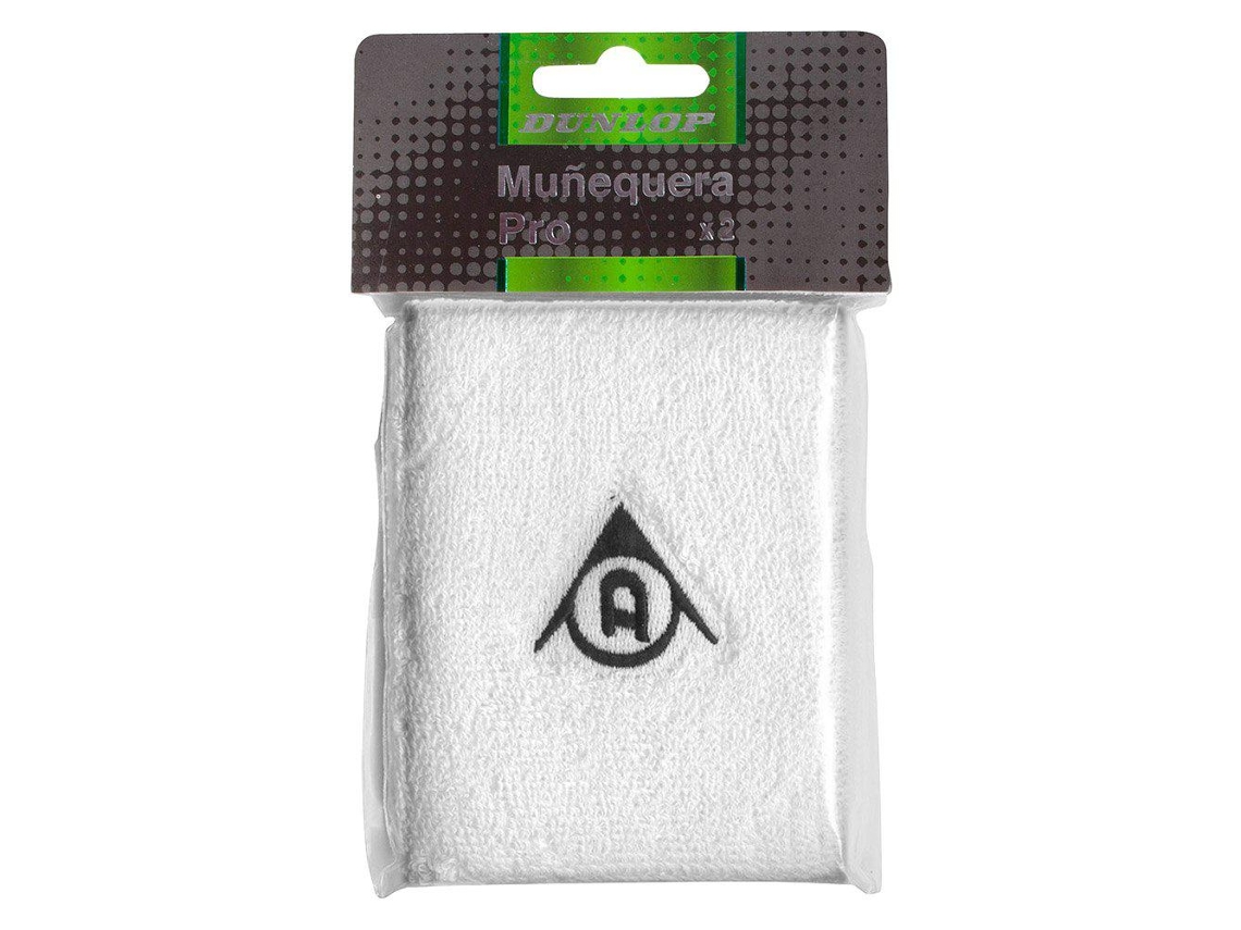 Puño para Hombre DUNLOP Pro 2 Unidades Blanco para Tenis (Talla Única)