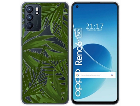 Carcasa Oppo Reno 6 5G TUMUNDOSMARTPHONE Dibujos Transparente Multicolor
