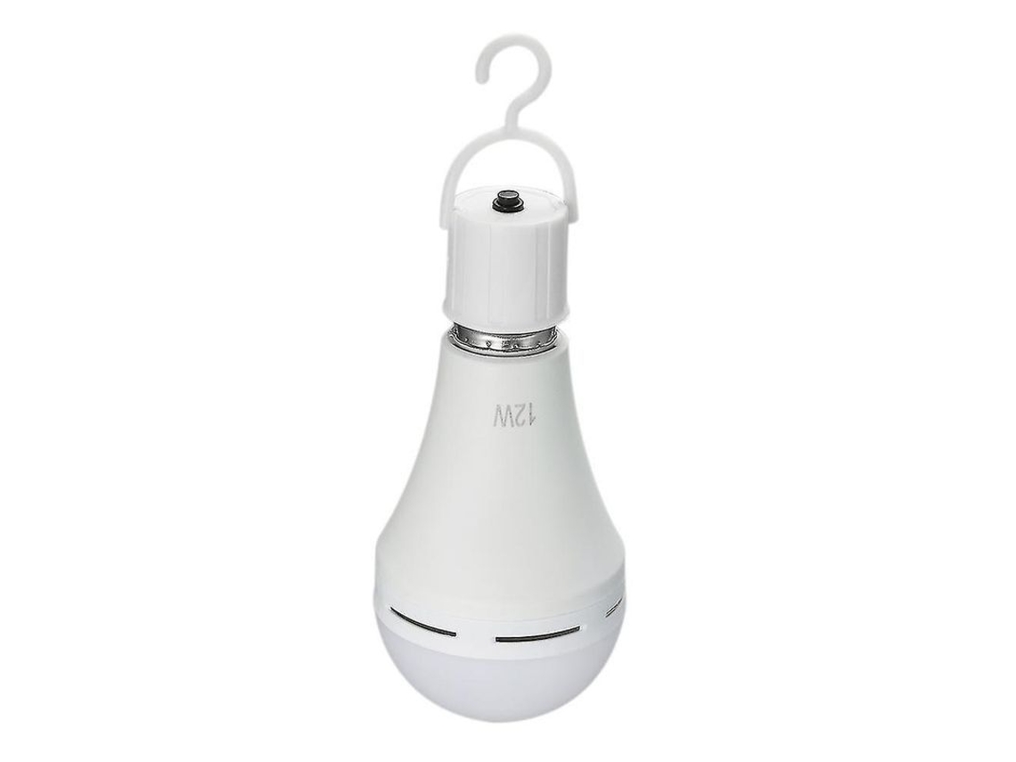 2026-bombilla Led Recargable 12w 6000k 450lm Para Emergencias, Camping Y Exteriores Con Base E26/e27