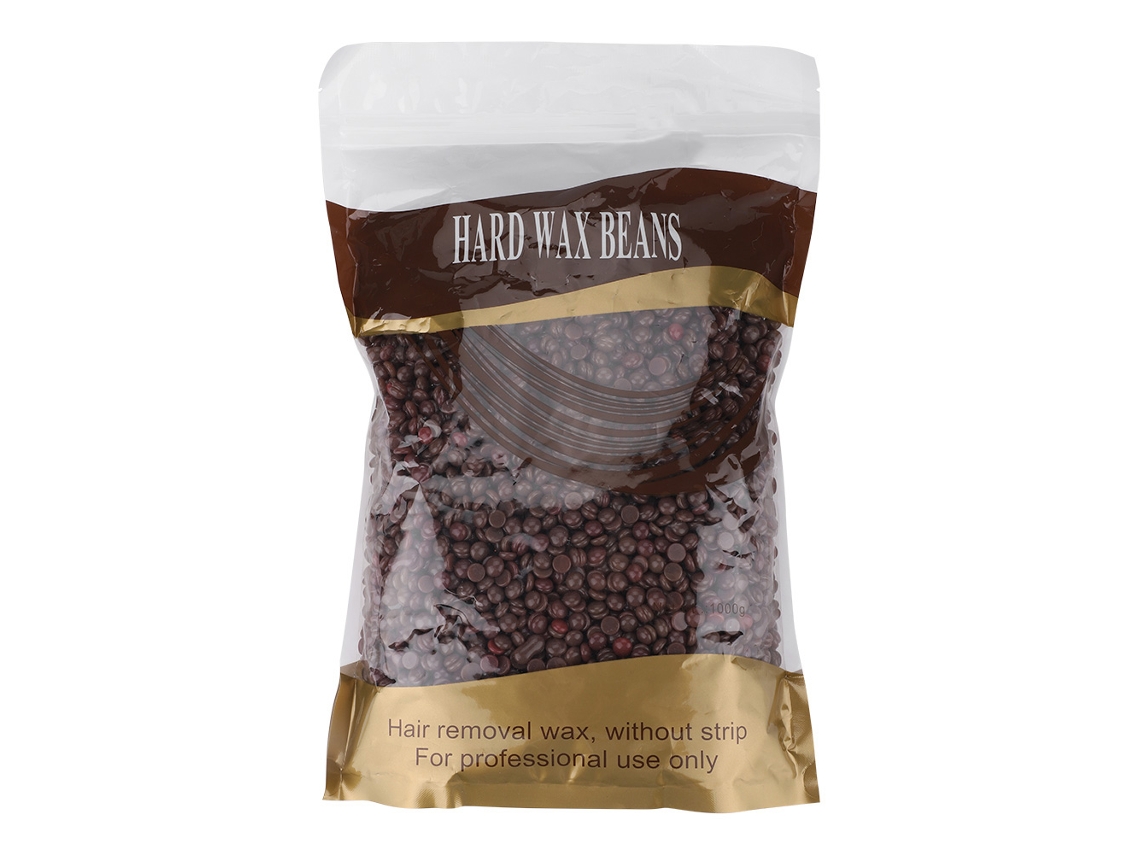 Cera Dura Depilatoria 1000g Bolsa Cacao Para Depilar Brazos Piernas Care Beauty