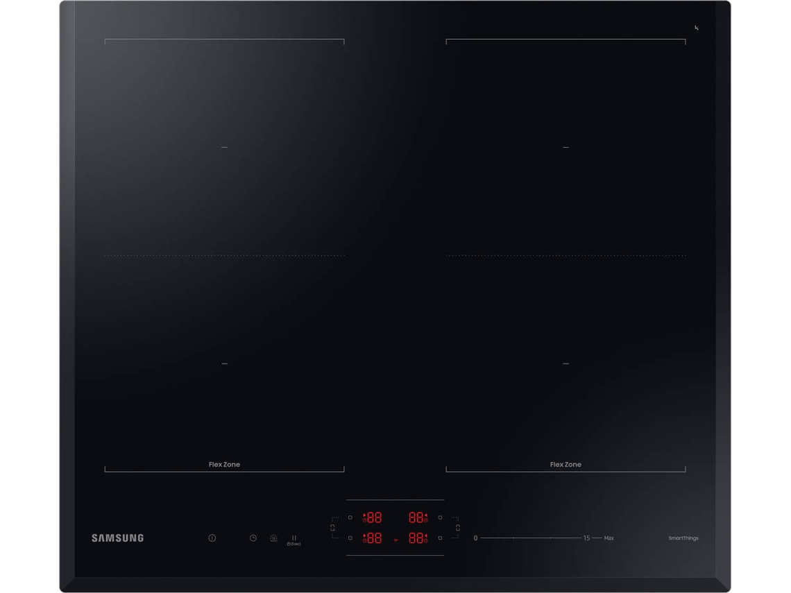 Placa de Inducción SAMSUNG Nz64B5066Kk (Eléctrico - 60 Cm - Negro)