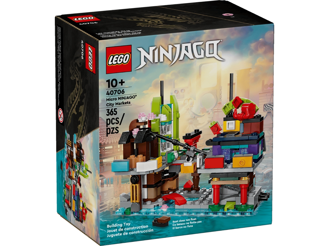 Lego Ninjago: Mercados de la ciudad Ninjago en miniatura (40706)