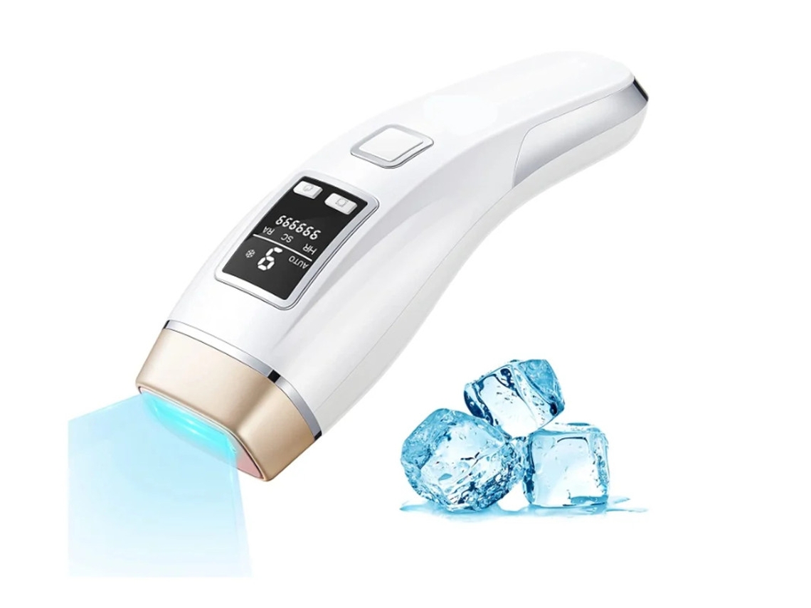 Dispositivo De Remoção De Pêlos Ipl Yizhood Al 10 Atualizado Para 999.999 Flashes Branco