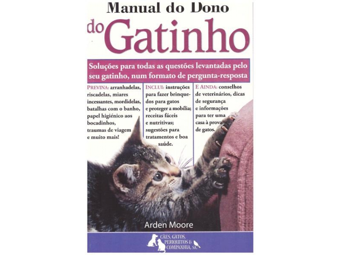 Libro Manual do Dono do Gatinho de Arden Moore
