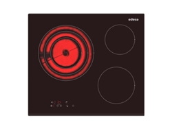 Placa de Vitrocerámica EDESA EVT-6328 B/A (Eléctrica - 57 cm - Negro)