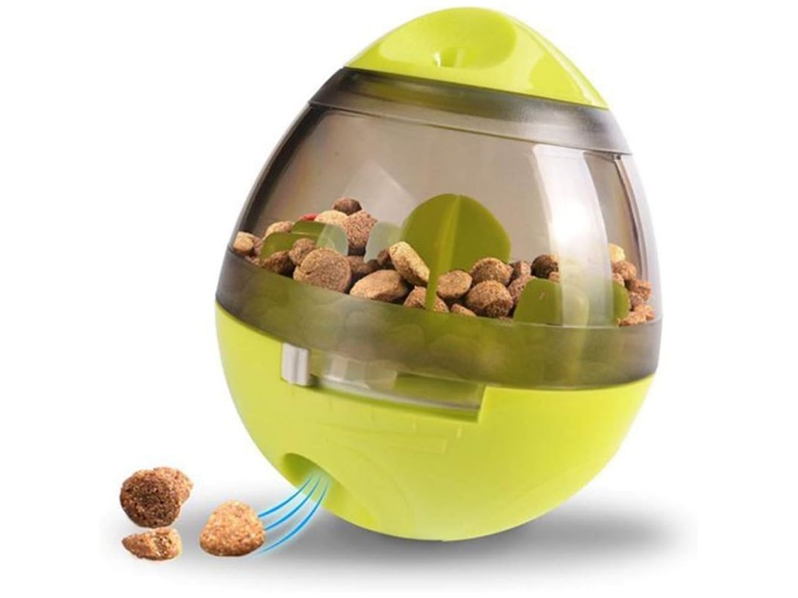 2026-2644-pelota Interactiva Para Perros Y Gatos Dispensadora De Comida Juguete Educativo Iq Antideslizante