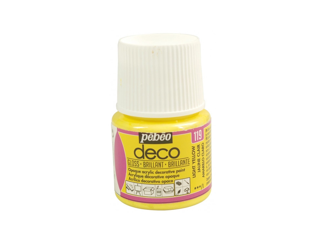 Tinta Acrílica PÉBÉO (Opaca - Amarillo Brillante 45ml)