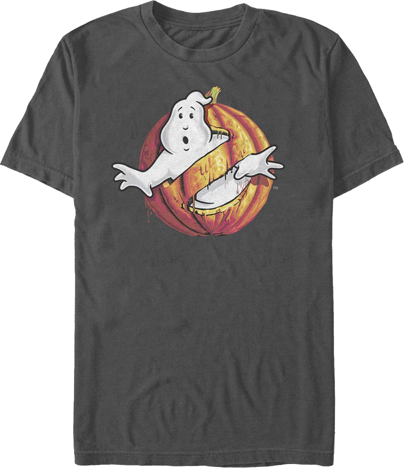 Camiseta Unisexo DEEPSTONE Halloween Logo Ghostbusters Carbón (XXL)