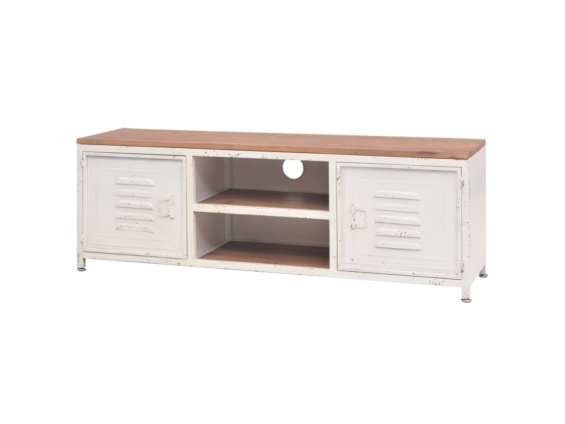 Maison Exclusive - Mueble Para Tv Blanco 120x30x40 Cm
