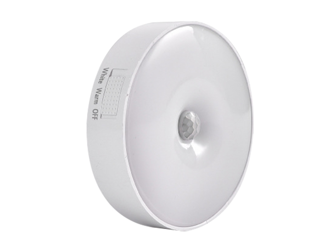 Luz LED de interior con sensor de movimiento, luz nocturna con encendido y apagado automático, recargable por USB, para armario.