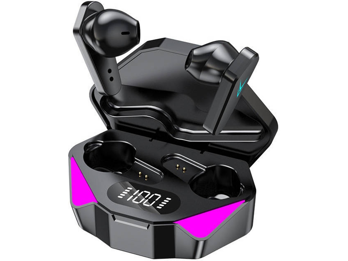 Auriculares Azultooth True Inalámbrico YAN-X15 (In Ear - Micrófono - Negro)