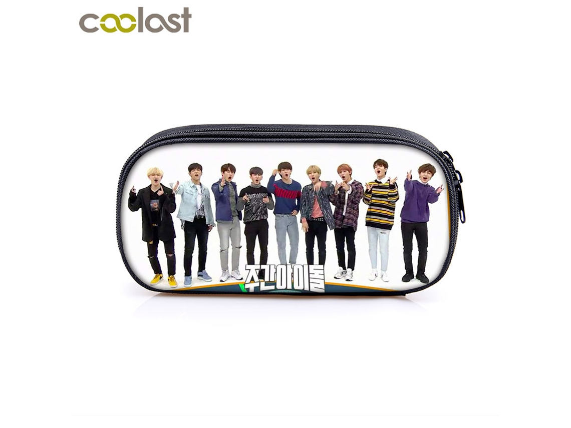 Neceser De Maquillaje Stray Kids – Bolsa De Aseo De 17x21.5 Cm Con Cremallera Y Espejo, Regalo Para Fans De SKZ