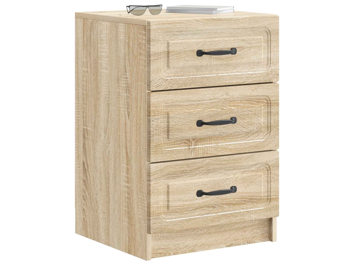 Maison Exclusive - Armario De Noche Con Cajón Roble Sonoma 43 X 41 X 63,5 Cm