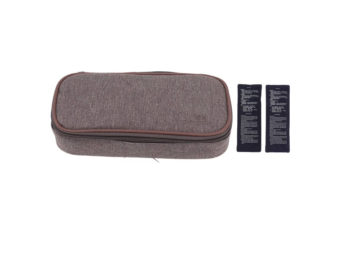 Bolsa Térmica Para Insulina Con 2 Acumuladores De Frío, Mochila Refrigerada Portátil Para Diabéticos.