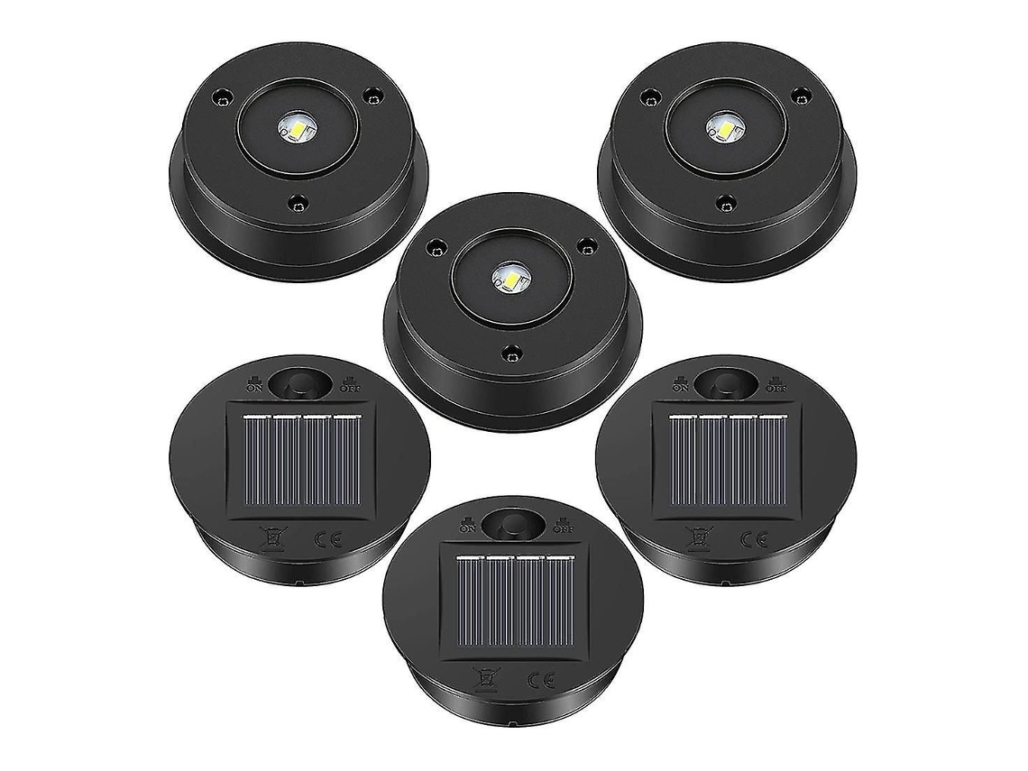Pack 6 repuestos luces solares: tapa superior y 7 piezas. Compatible modelo Out-A.