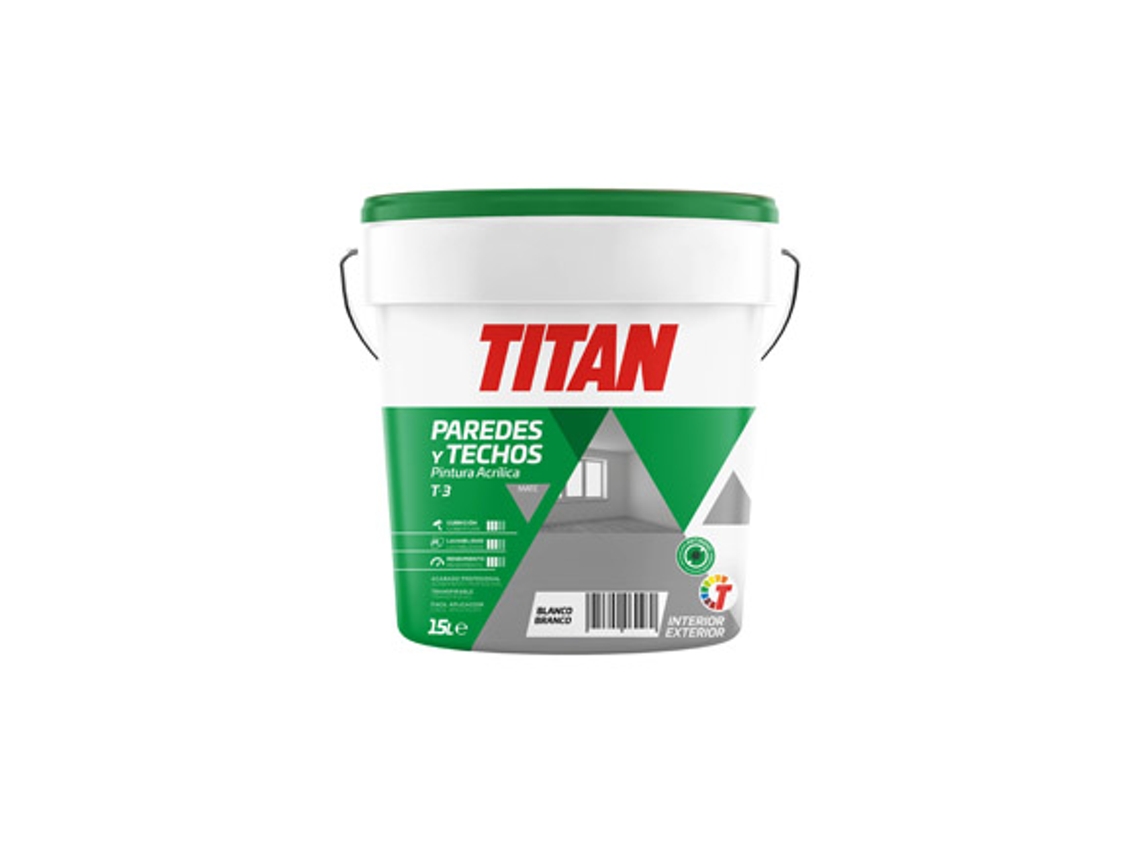 Pintura Acrilica Interior T-3 Mate TITAN