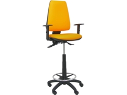 Silla de Escritorio Alta PIQUERAS Y CRESPO Elche S Naranja (Brazos ajustables - Piel Sintética)