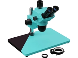 Microscopio Estereoscópico Trinocular Hd, Zoom De Nueve Velocidades, Llave De Bloqueo.