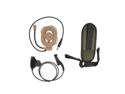 Auriculares Ajustables Unilaterales Para Motocicleta Con Ptt U94 Para Motorola Xir P8268 Dp4400 Marrón
