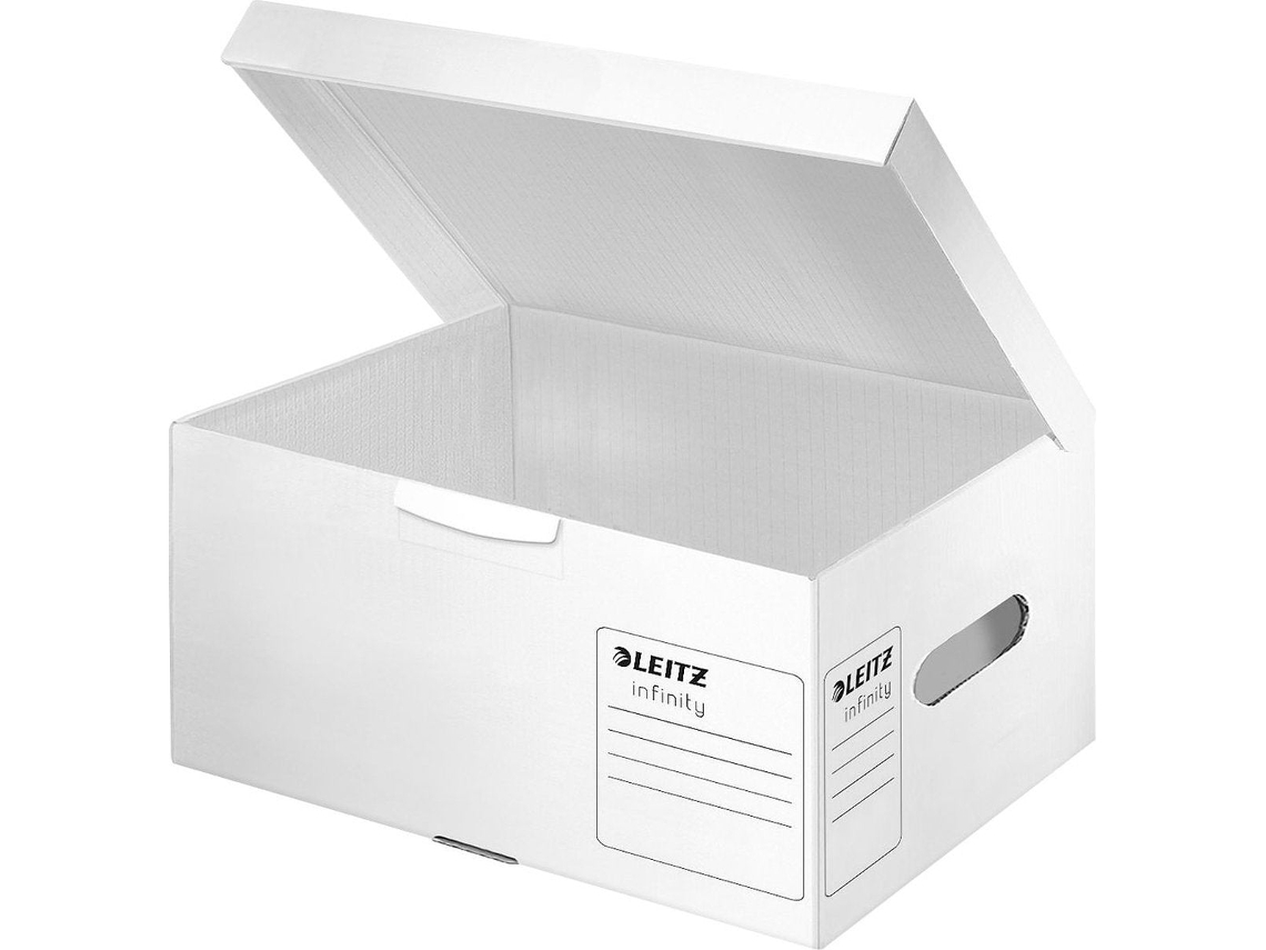 Esselte Leitz 10 cajas archivadoras Infinity A4 Plus blancas 35,5 x 25,5 x 19,0 cm Esselte Leitz (61050000)