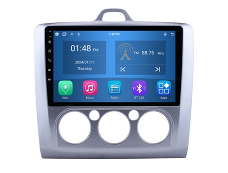 Autoradio 4GB RAM64GB ROM ROVERONE para Ford Focus 2 Mk 2 2004 - 2011 MT CarPlay Android Coche Radio Bluetooth Navegación