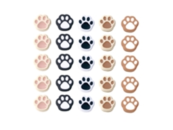 VVJIJILLY Contas De Silicone Versáteis, Pingentes Decorativos Em Forma De Pata De Cachorro Para Artesanato, Joias E Decoração De Casa (reutilizáveis E Duráveis)